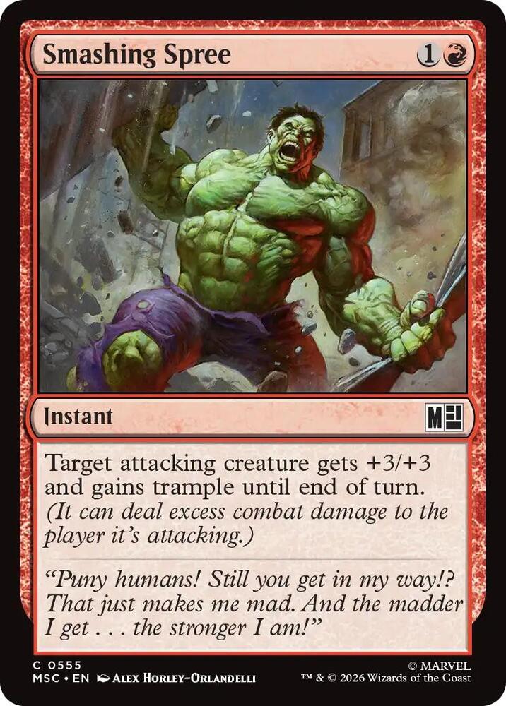 Smashing Spree [Commander: Marvel Super Heroes] 555
