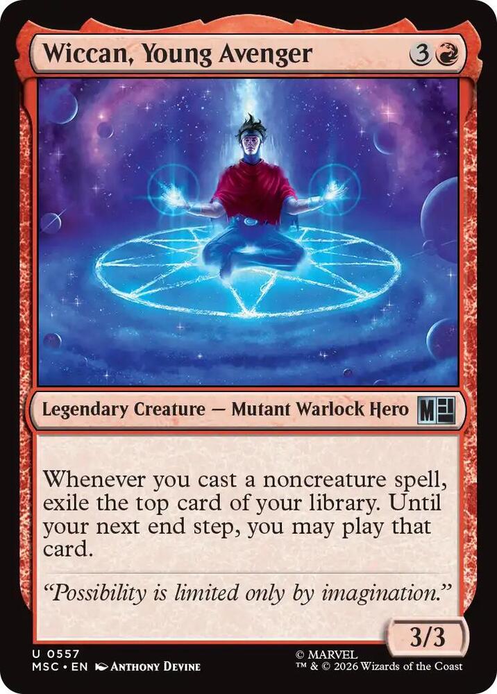 Wiccan, Young Avenger [Commander: Marvel Super Heroes] 557