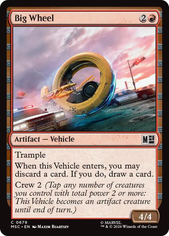 Big Wheel [Commander: Marvel Super Heroes] 679