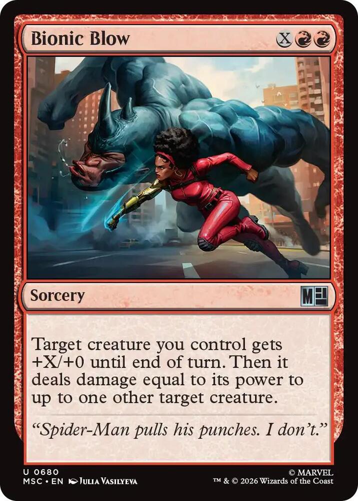 Bionic Blow [Commander: Marvel Super Heroes] 680