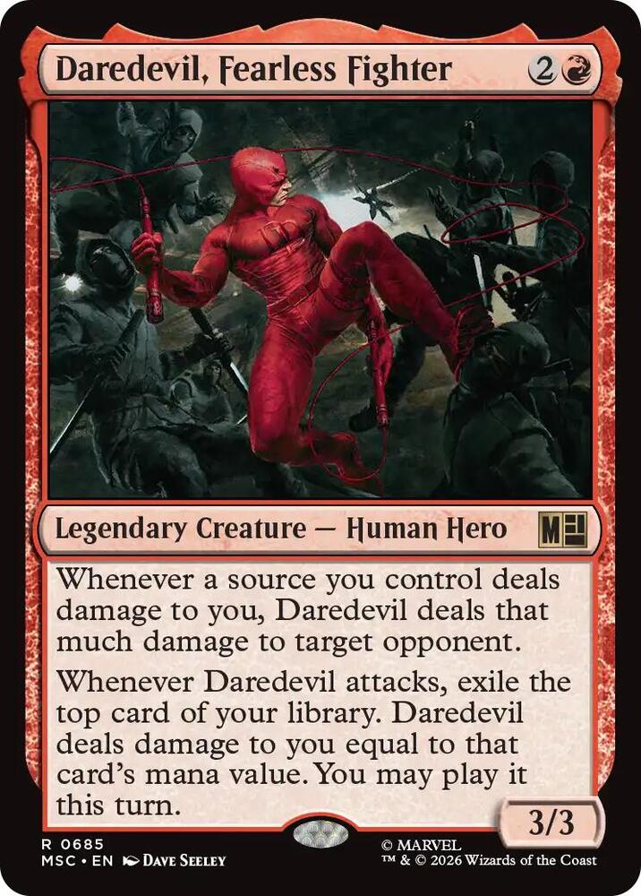 Daredevil, Fearless Fighter [Commander: Marvel Super Heroes] 685