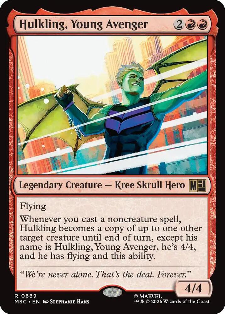 Hulkling, Young Avenger [Commander: Marvel Super Heroes] 689