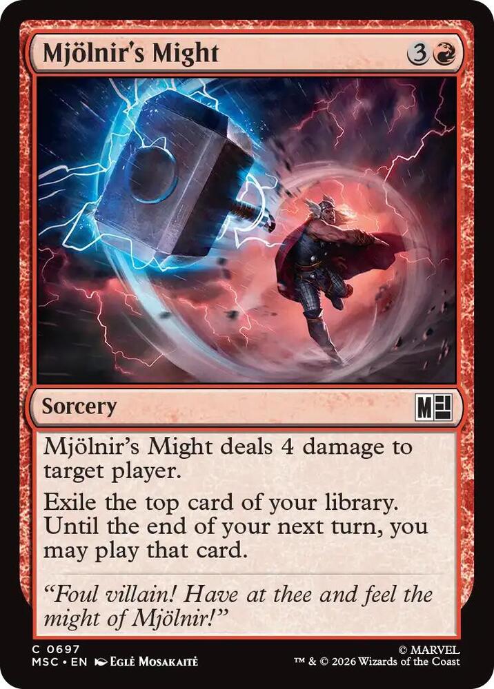 Mjolnir's Might [Commander: Marvel Super Heroes] 697