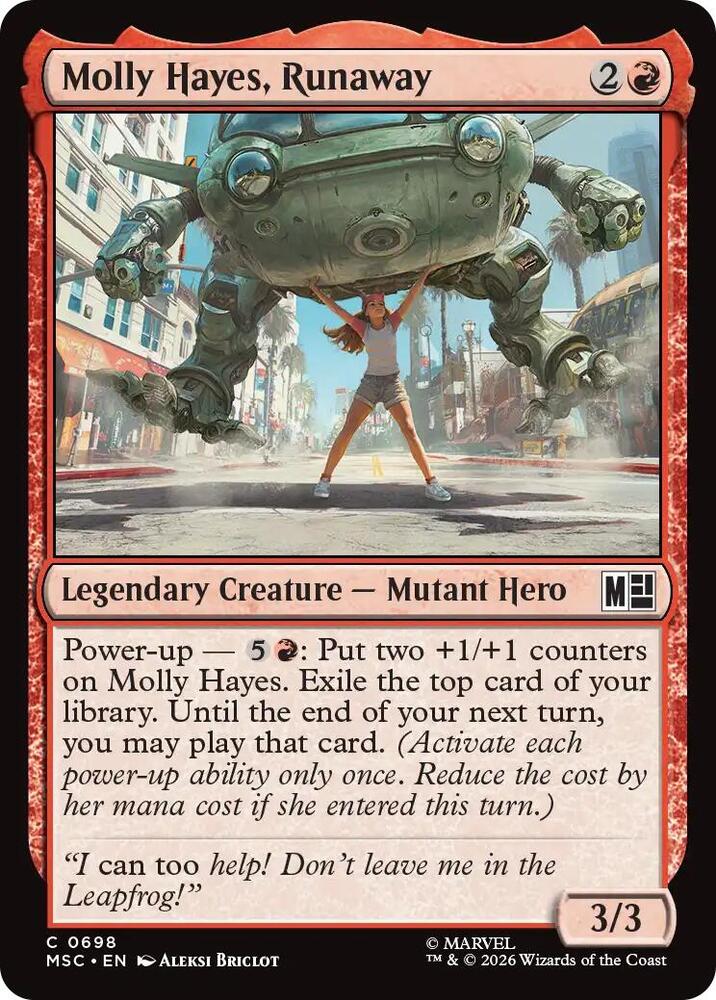 Molly Hayes, Runaway [Commander: Marvel Super Heroes] 698