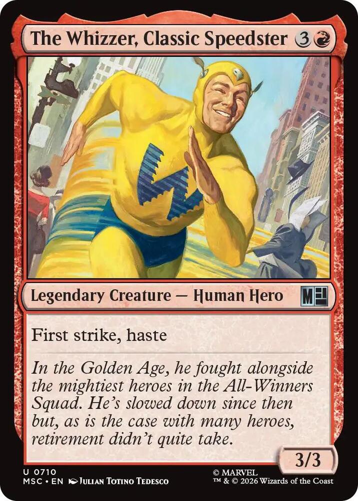 The Whizzer, Classic Speedster [Commander: Marvel Super Heroes] 710