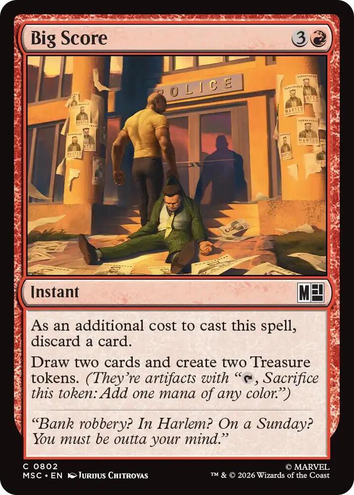 Big Score [Commander: Marvel Super Heroes] 802