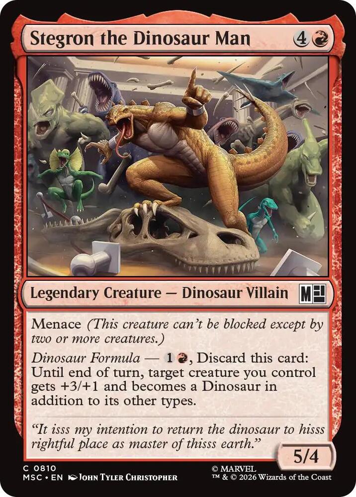 Stegron the Dinosaur Man [Commander: Marvel Super Heroes] 810