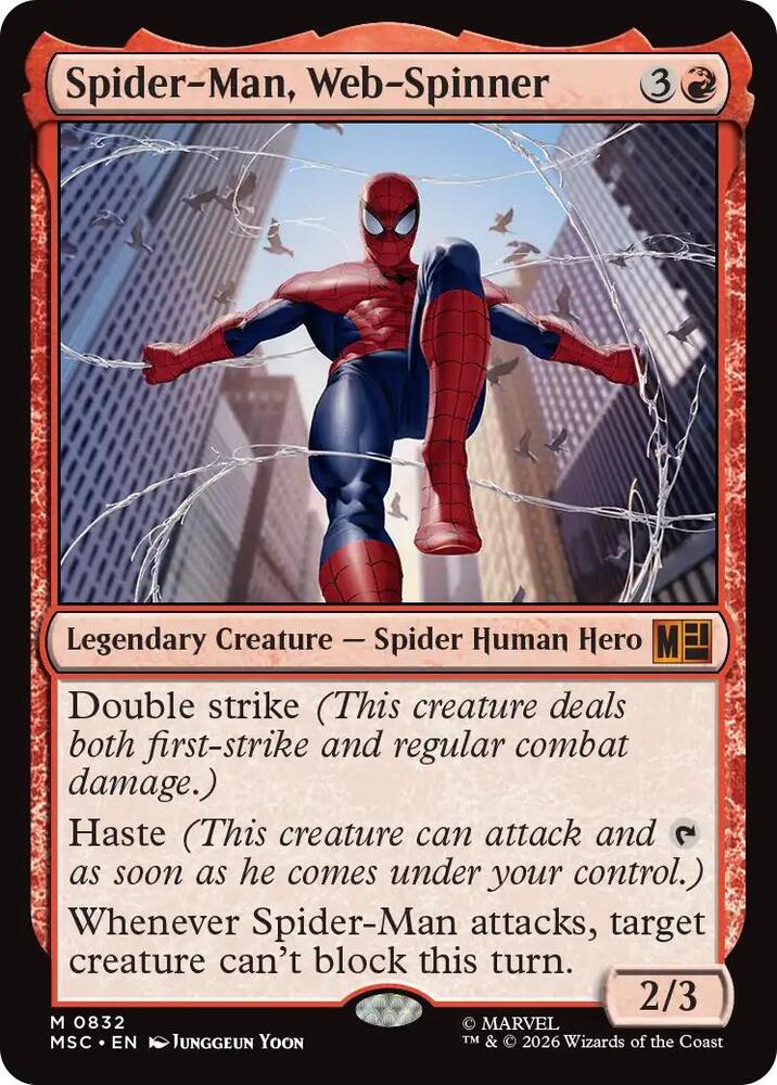 Spider-Man, Web-Spinner [Commander: Marvel Super Heroes] 832