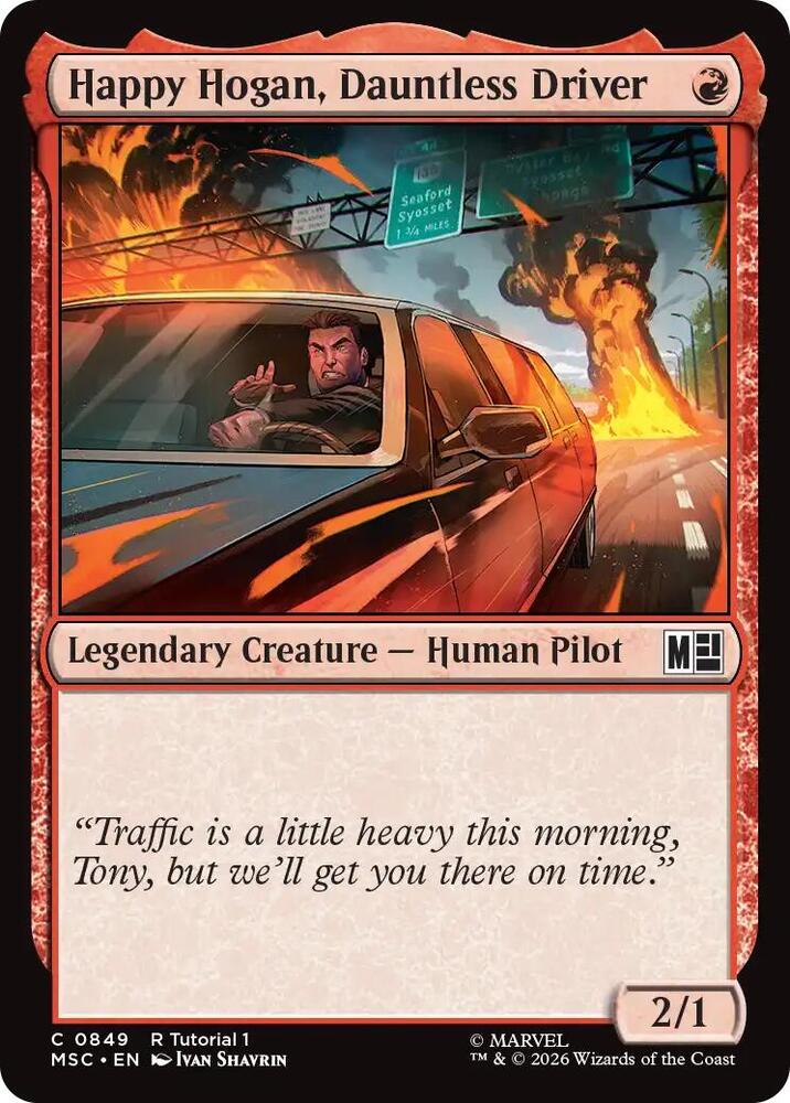 Happy Hogan, Dauntless Driver (0849) [Commander: Marvel Super Heroes] 849