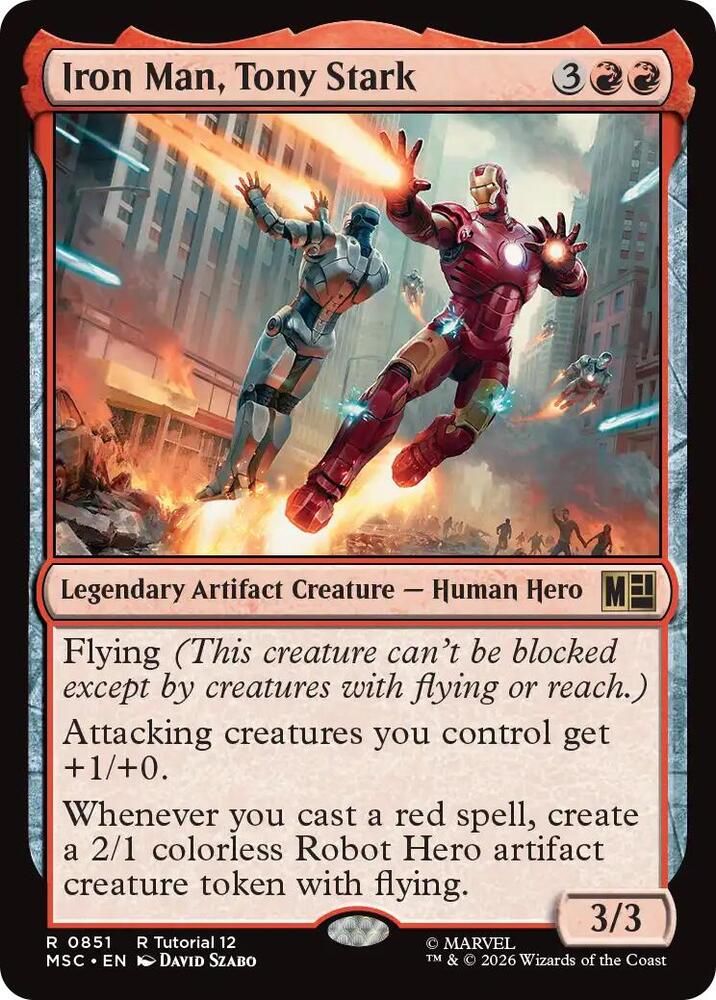 Iron Man, Tony Stark (0851) [Commander: Marvel Super Heroes] 851