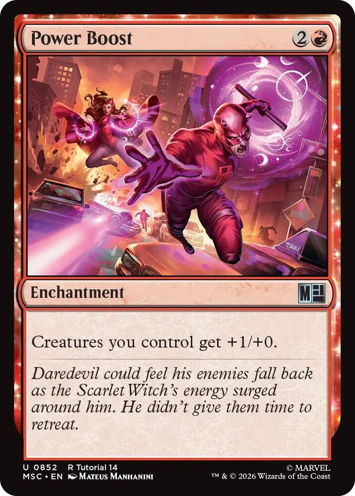 Power Boost (0852) [Commander: Marvel Super Heroes] 852