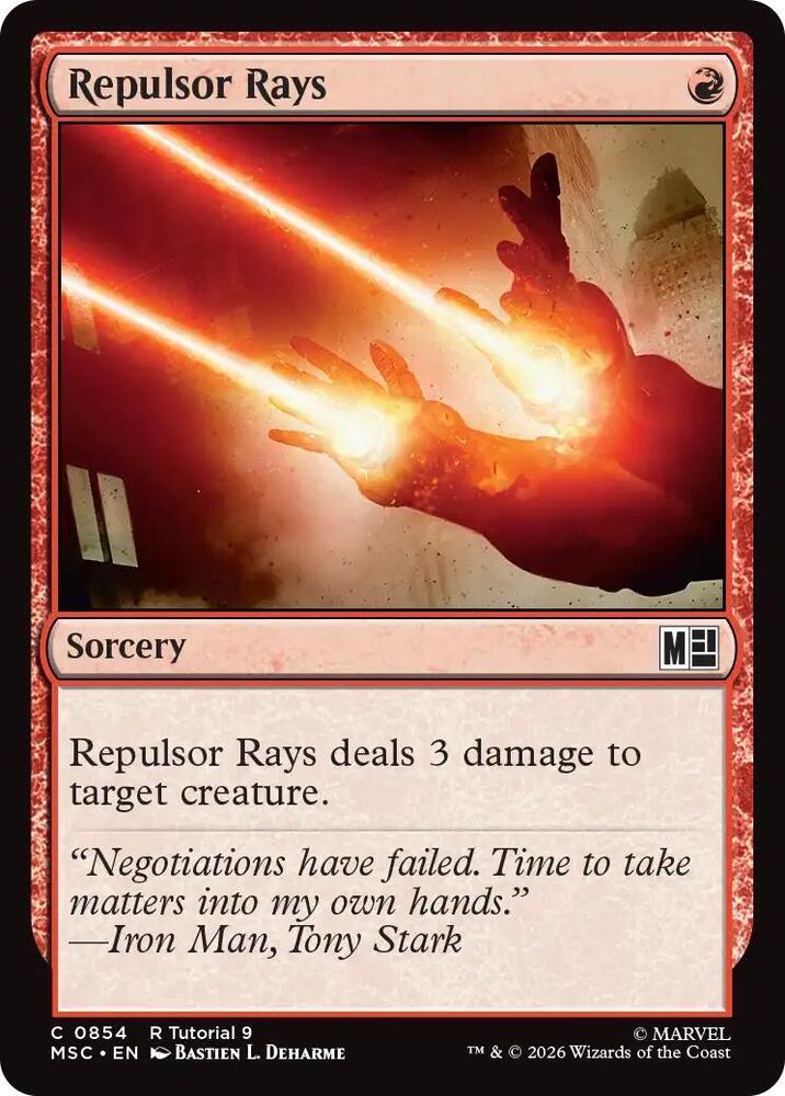 Repulsor Rays (0854) [Commander: Marvel Super Heroes] 854
