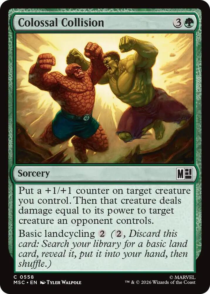 Colossal Collision [Commander: Marvel Super Heroes] 558