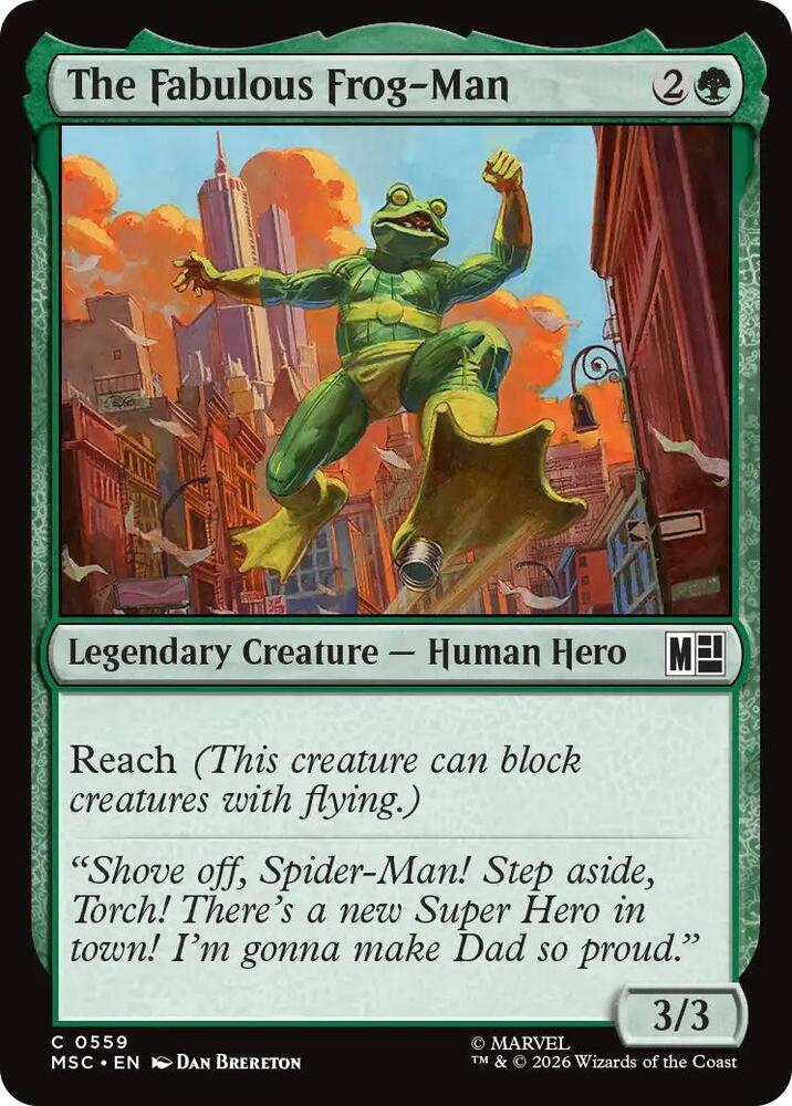 The Fabulous Frog-Man [Commander: Marvel Super Heroes] 559