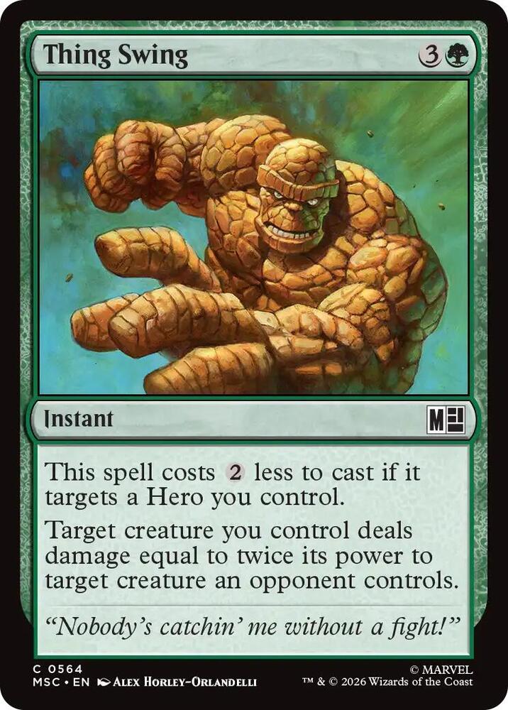 Thing Swing [Commander: Marvel Super Heroes] 564