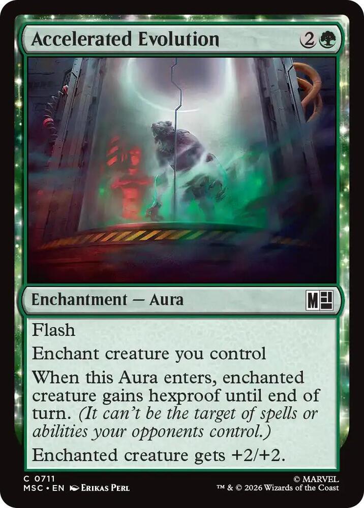 Accelerated Evolution [Commander: Marvel Super Heroes] 711