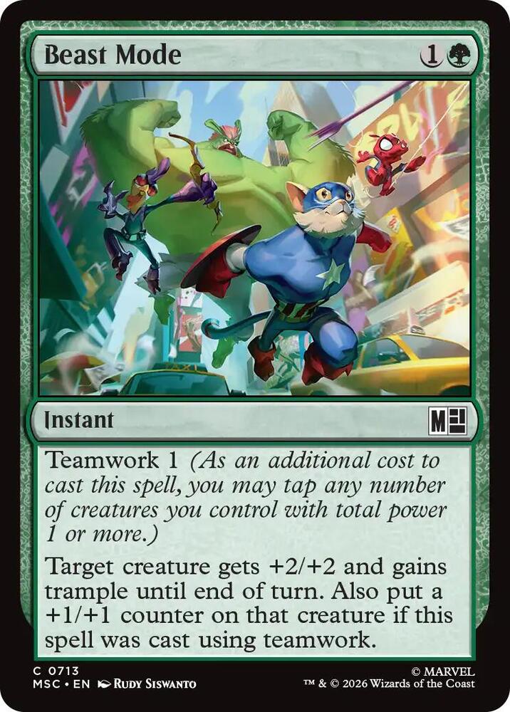 Beast Mode [Commander: Marvel Super Heroes] 713