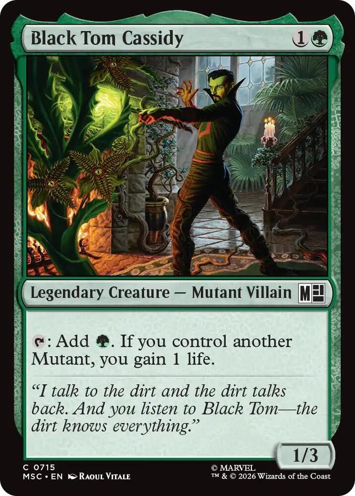 Black Tom Cassidy [Commander: Marvel Super Heroes] 715