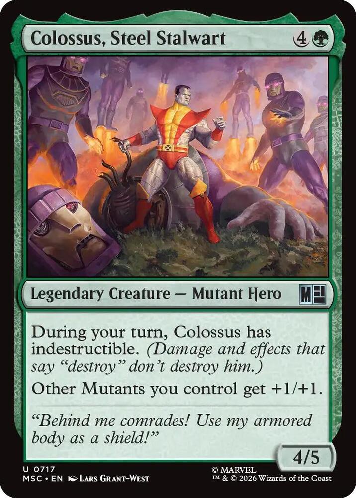 Colossus, Steel Stalwart [Commander: Marvel Super Heroes] 717