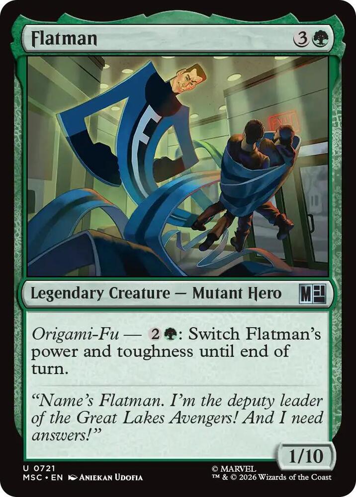 Flatman [Commander: Marvel Super Heroes] 721