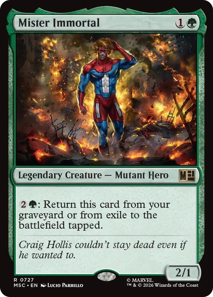 Mister Immortal [Commander: Marvel Super Heroes] 727