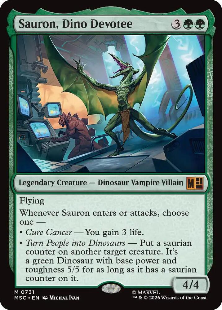 Sauron, Dino Devotee [Commander: Marvel Super Heroes] 731