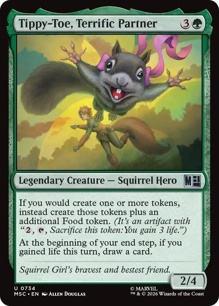 Tippy-Toe, Terrific Partner [Commander: Marvel Super Heroes] 734