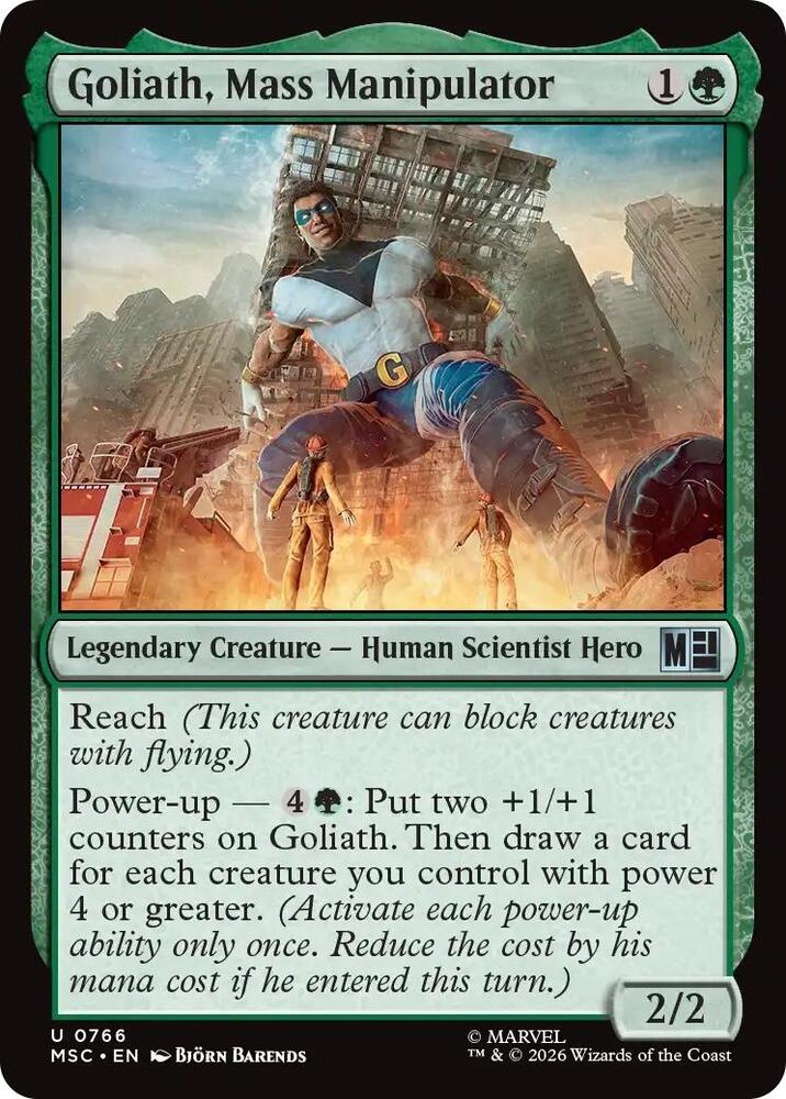 Goliath, Mass Manipulator [Commander: Marvel Super Heroes] 766