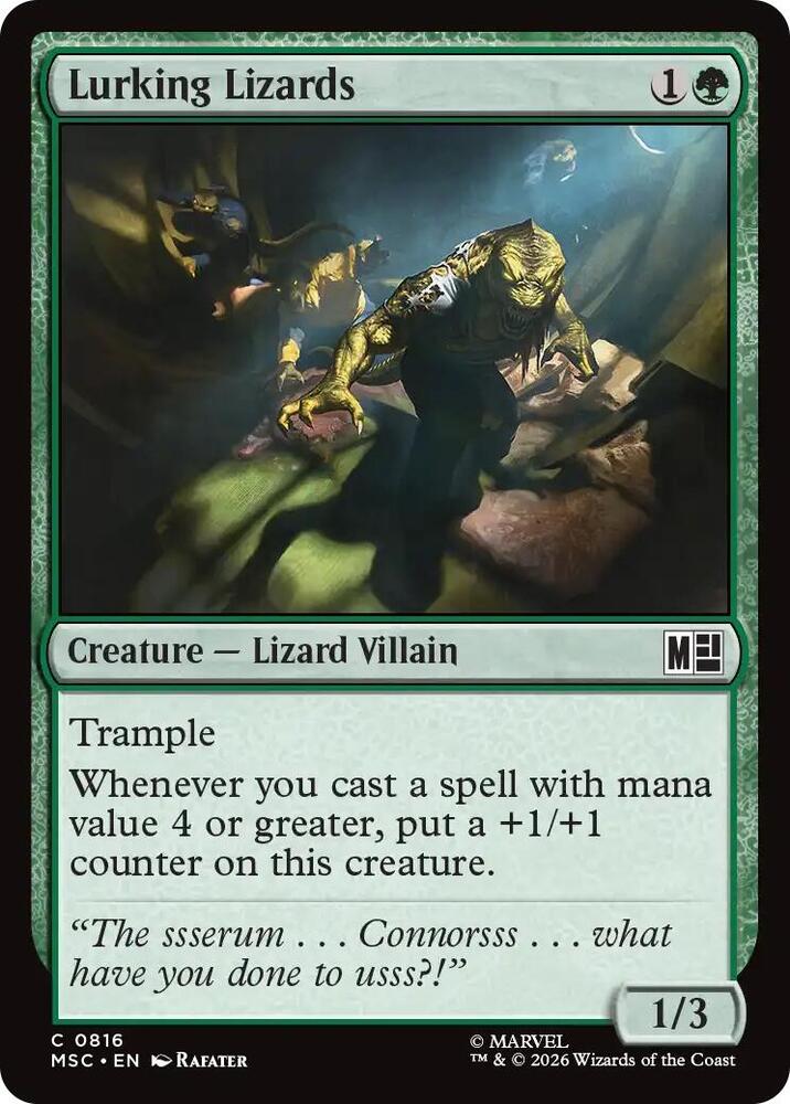 Lurking Lizards [Commander: Marvel Super Heroes] 816