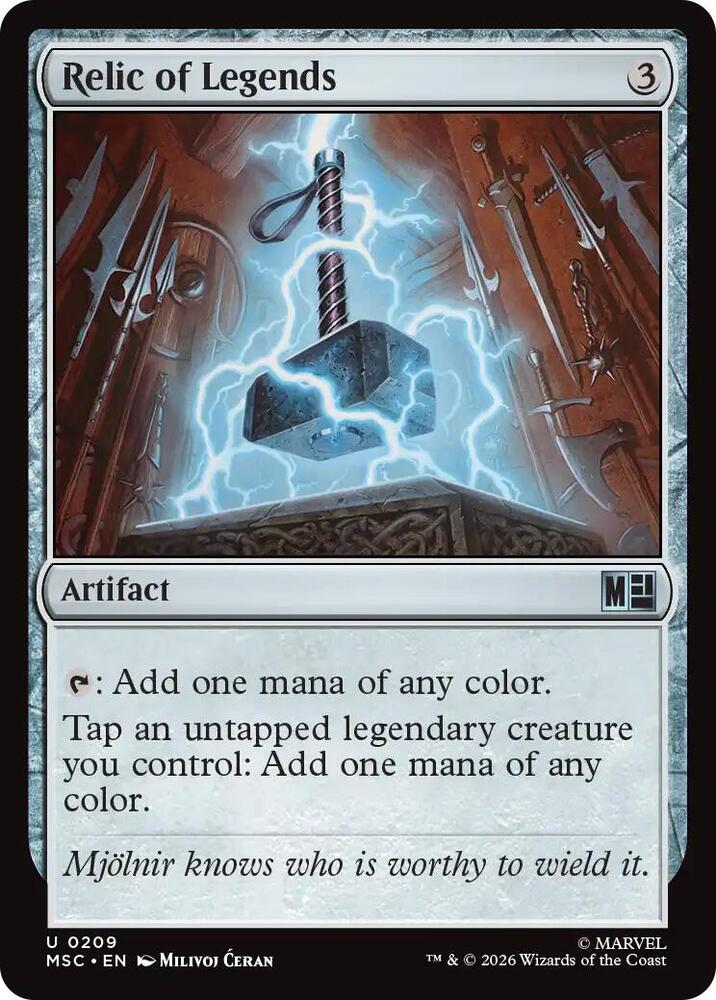 Relic of Legends [Commander: Marvel Super Heroes] 209
