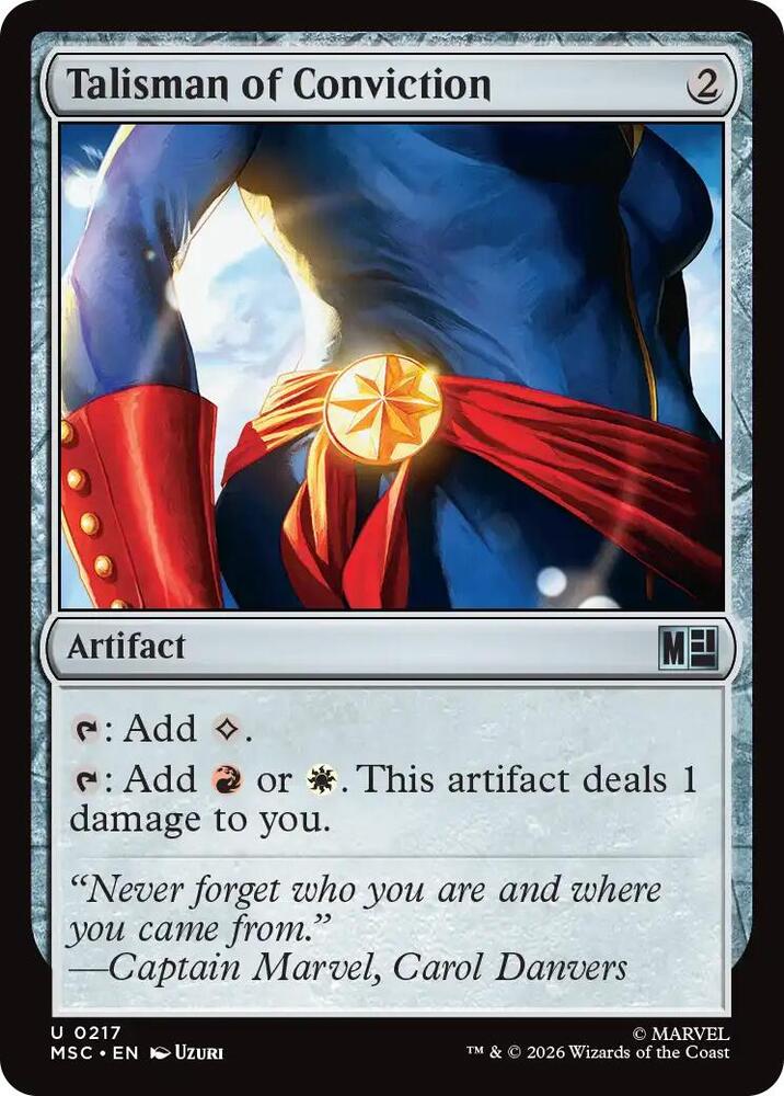 Talisman of Conviction [Commander: Marvel Super Heroes] 217