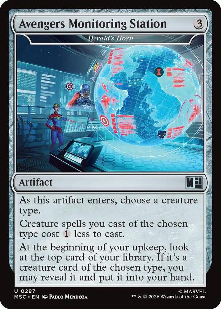 Avengers Monitoring Station - Herald's Horn [Commander: Marvel Super Heroes] 287