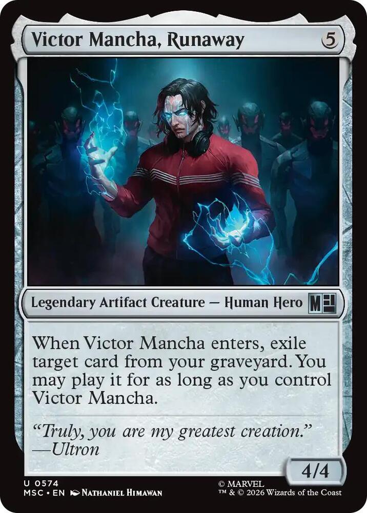 Victor Mancha, Runaway [Commander: Marvel Super Heroes] 574