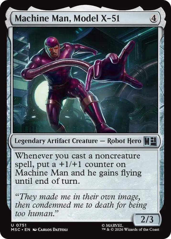 Machine Man, Model X-51 [Commander: Marvel Super Heroes] 751