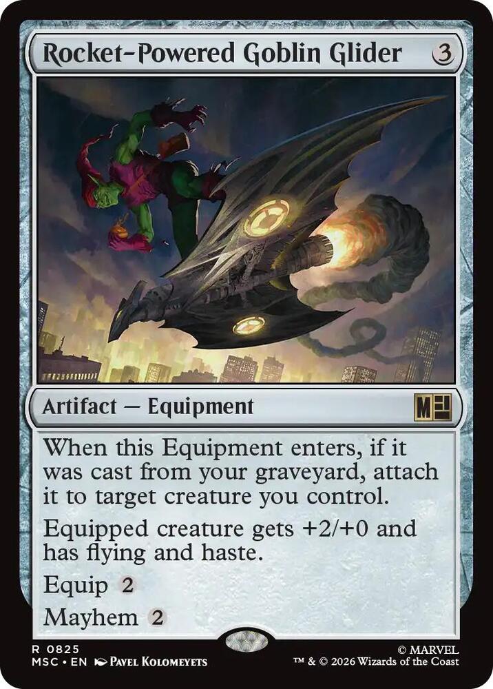 Rocket-Powered Goblin Glider [Commander: Marvel Super Heroes] 825