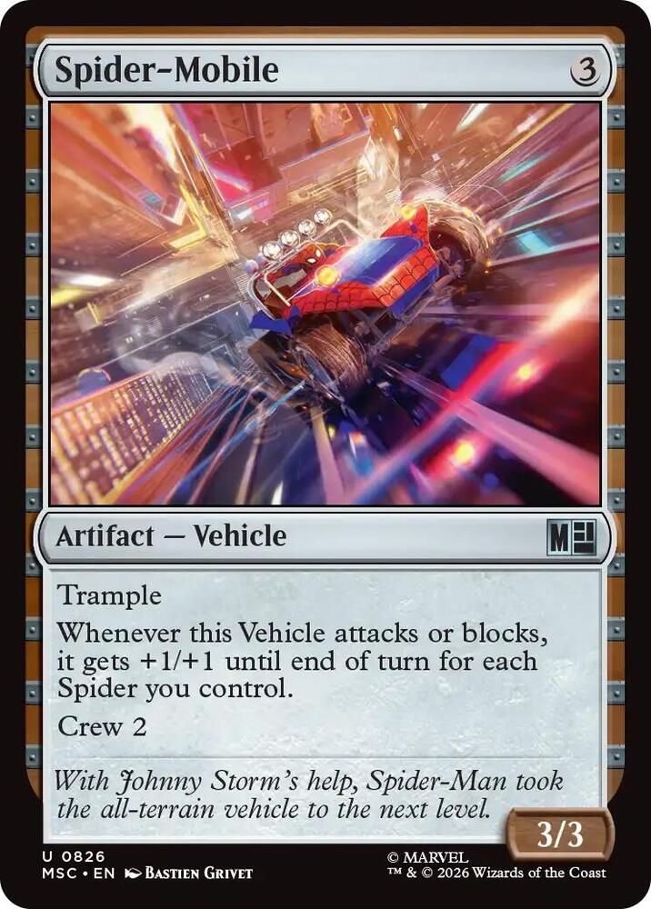 Spider-Mobile [Commander: Marvel Super Heroes] 826