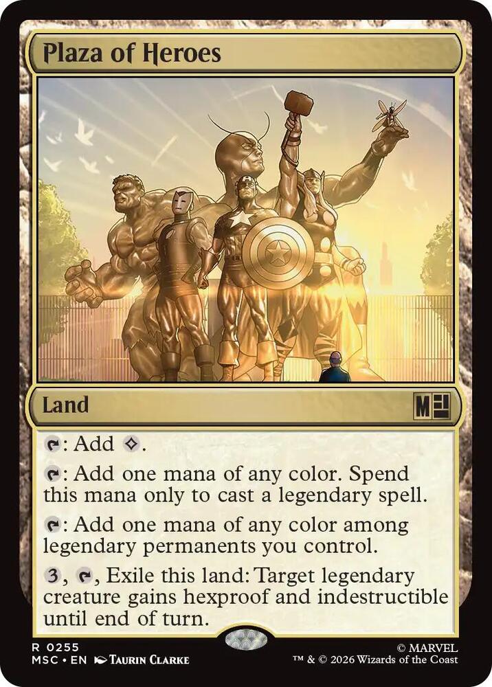 Plaza of Heroes [Commander: Marvel Super Heroes] 255