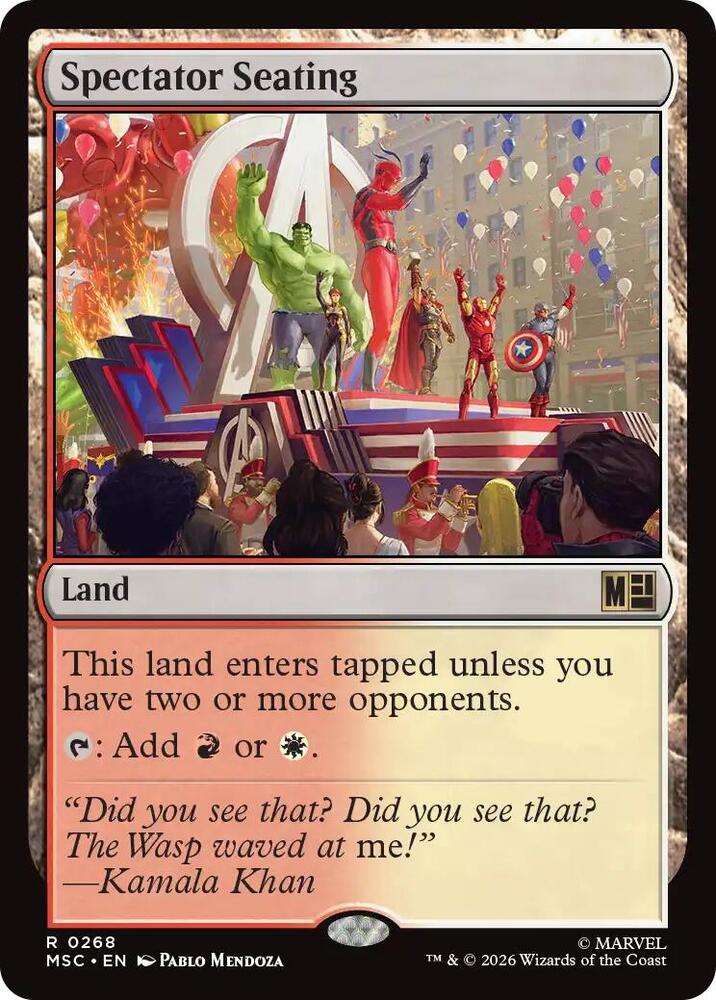 Spectator Seating [Commander: Marvel Super Heroes] 268