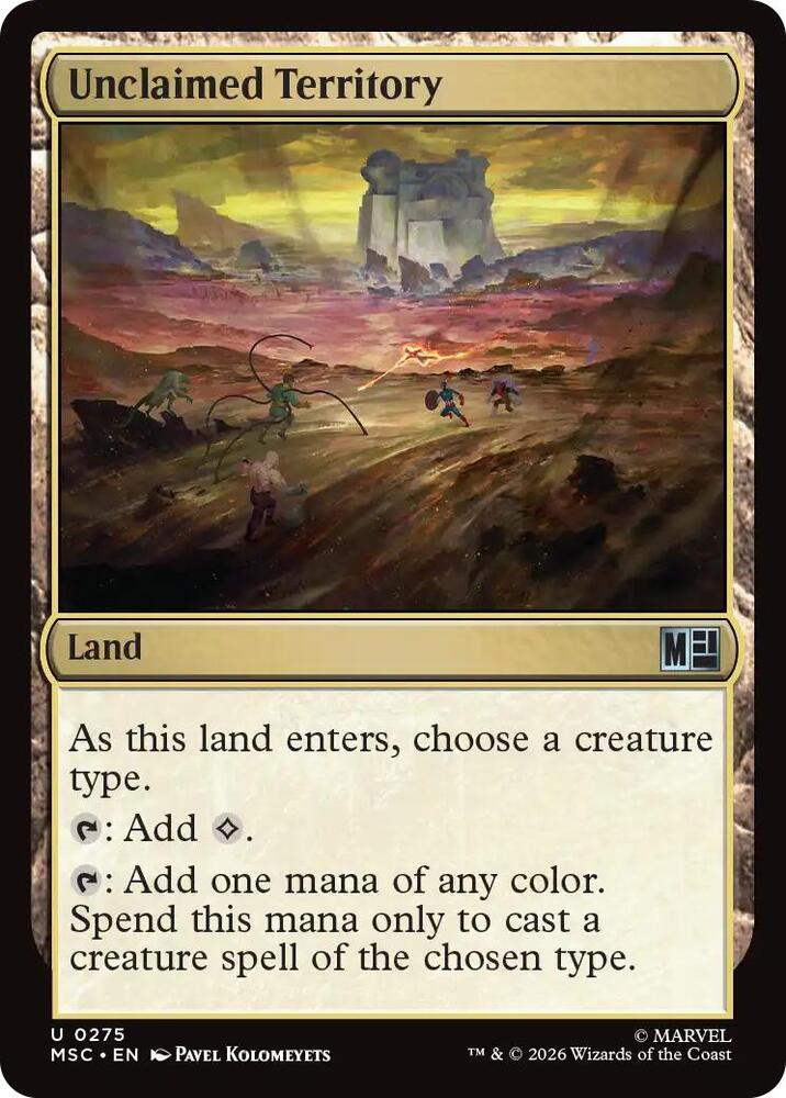 Unclaimed Territory [Commander: Marvel Super Heroes] 275