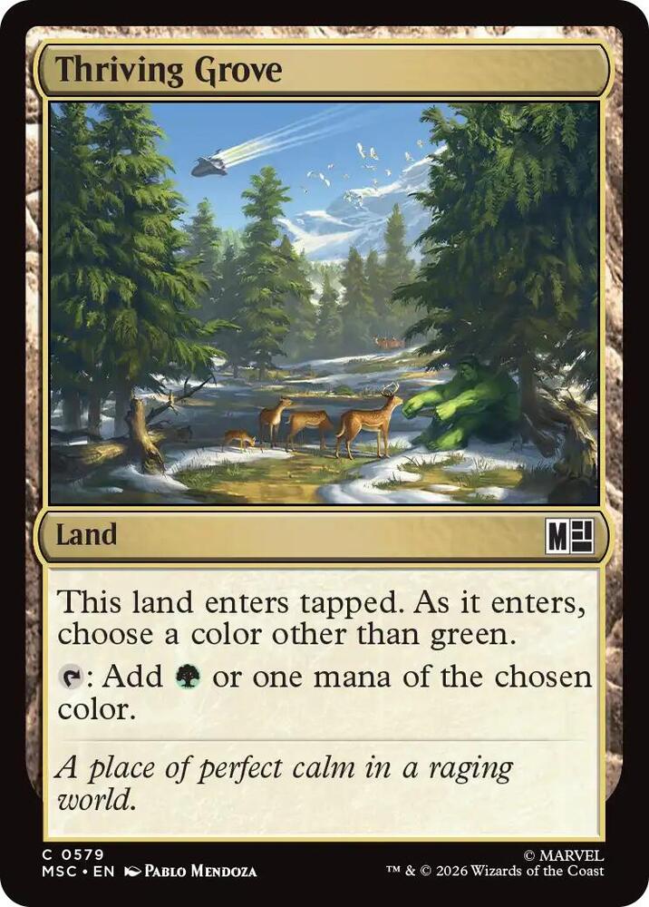 Thriving Grove [Commander: Marvel Super Heroes] 579