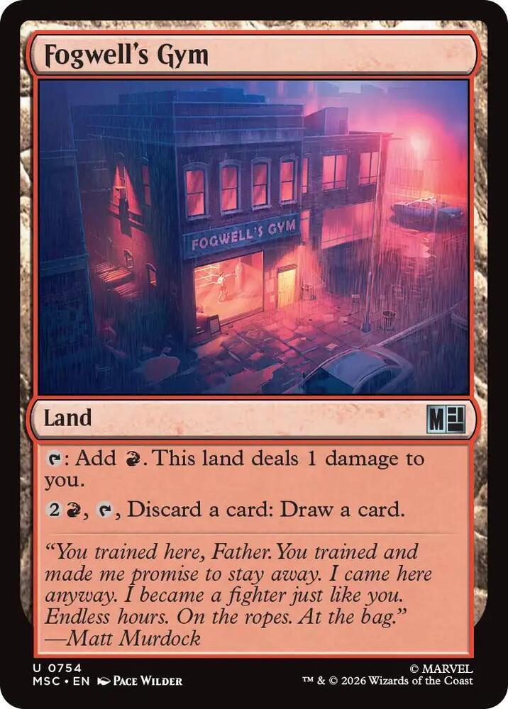 Fogwell's Gym [Commander: Marvel Super Heroes] 754