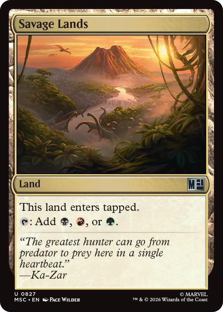 Savage Lands [Commander: Marvel Super Heroes] 827