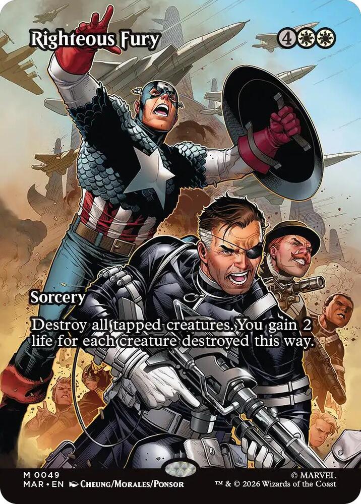 Righteous Fury (Borderless) [Marvel Universe Eternal-Legal] 49