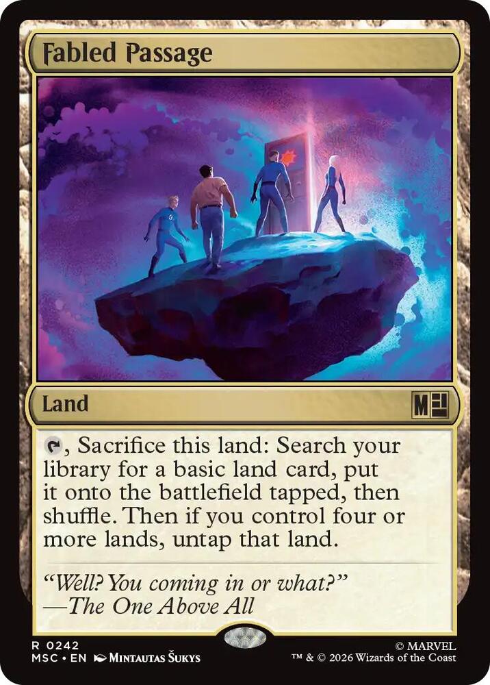Fabled Passage (Surge Foil) [Commander: Marvel Super Heroes] 242