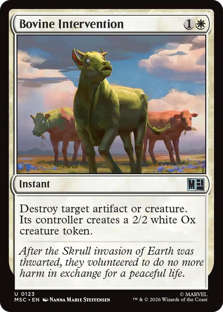 Bovine Intervention [Commander: Marvel Super Heroes] 123