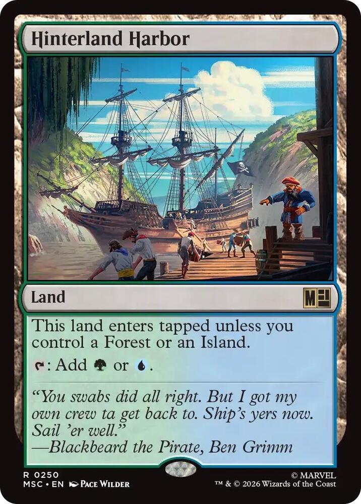 Hinterland Harbor (Surge Foil) [Commander: Marvel Super Heroes] 250
