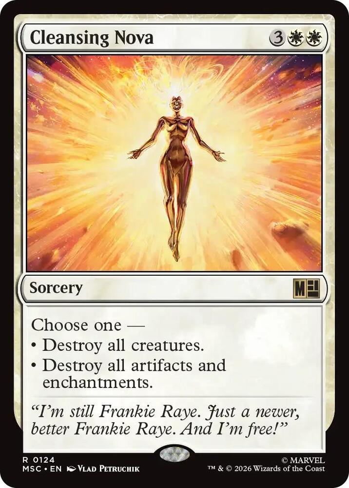 Cleansing Nova [Commander: Marvel Super Heroes] 124