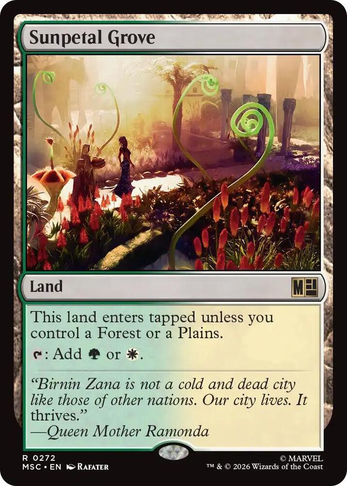 Sunpetal Grove (Surge Foil) [Commander: Marvel Super Heroes] 272