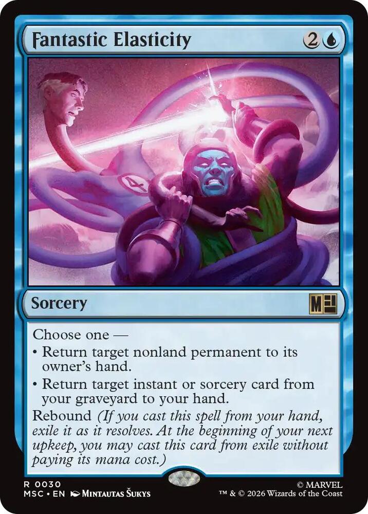 Fantastic Elasticity (Surge Foil) [Commander: Marvel Super Heroes] 30