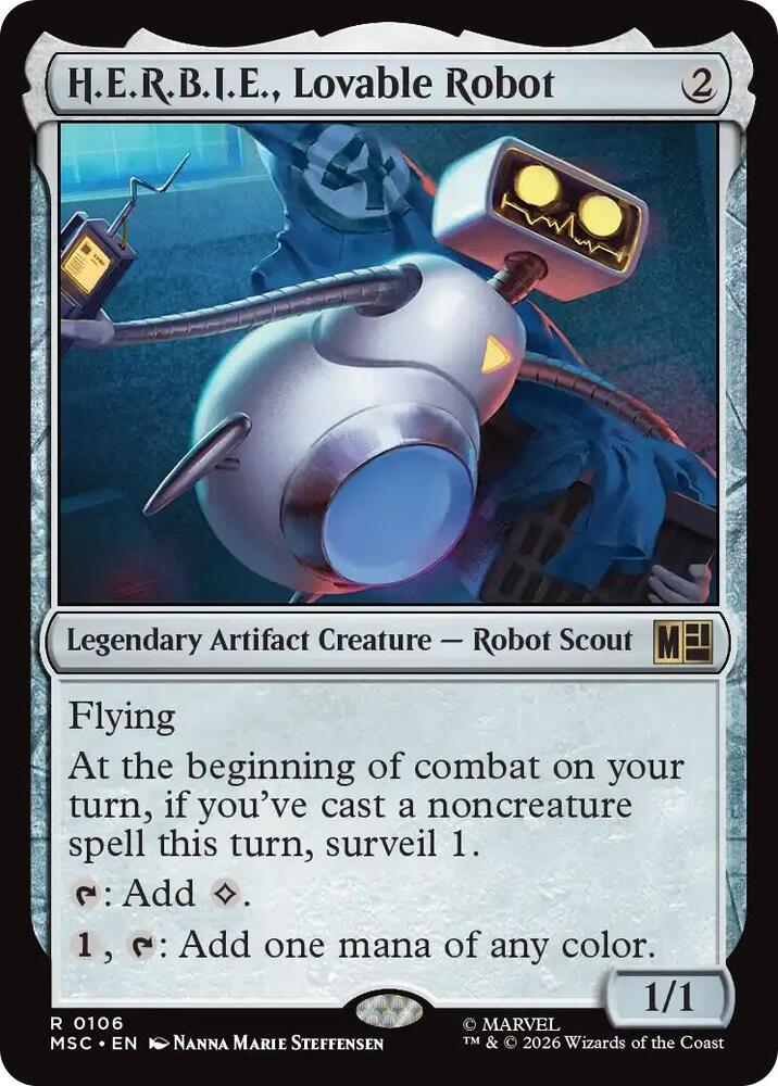 H.E.R.B.I.E., Lovable Robot [Commander: Marvel Super Heroes] 106